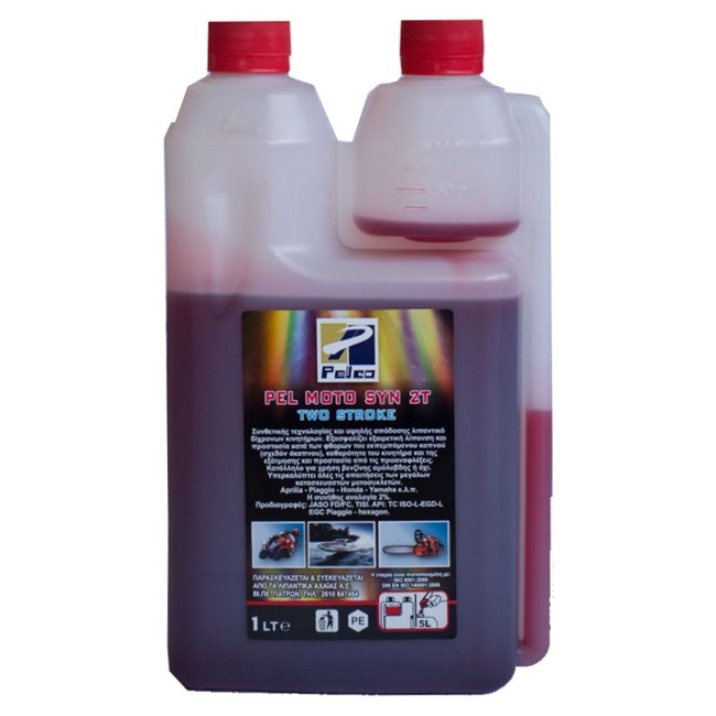 Λάδι Μίξης Δίχρονων Κινητήρων Pelco PEL MOTO SYN 2T 1L