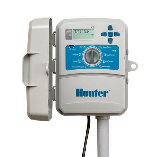 Προγραμματιστής Ποτίσματος Hunter X2 401 E Wi-Fi Εξωτερικού Χώρου 4 Στάσεων