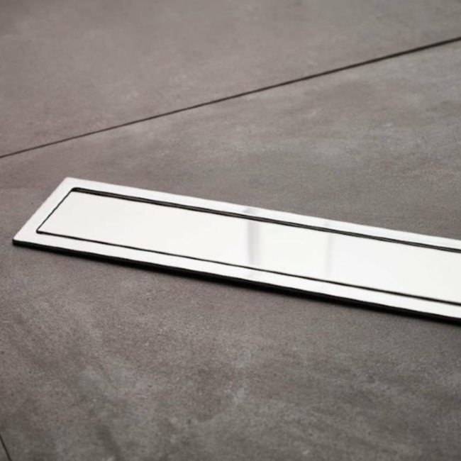 Κανάλι Ντουζιέρας Inox Με Ρυθμιζόμενο Ύψος & Μόνωση Dolu 93776 60cm