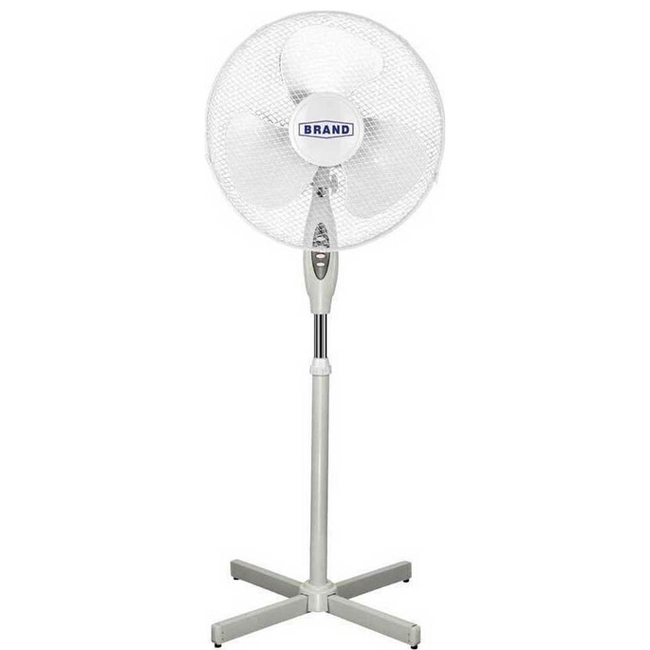 Ανεμιστήρας Με Ορθοστάτη Λευκός BRAND Φ40 50W 