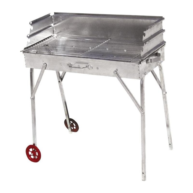 Ψησταριά Με Πλάτη Γαλβανιζέ 78 Χ 42 cm