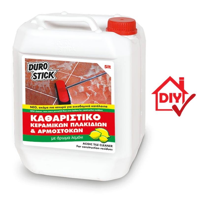 Καθαριστικό Κεραμικών Πλακιδίων & Αρμόστοκων Durostick 1lt