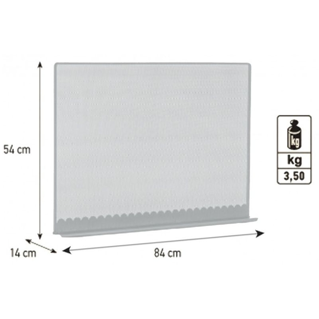 Κάλυψη Τζακιού Μονόφυλλη 570 ΤΟΥΛΟΥΖΗ 53x80cm (2 Χρώματα)
