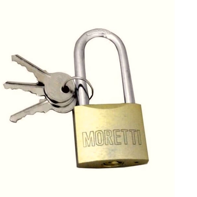 Λουκέτο Μακρύλαιμο Ορειχάλκινο Moretti Νο38
