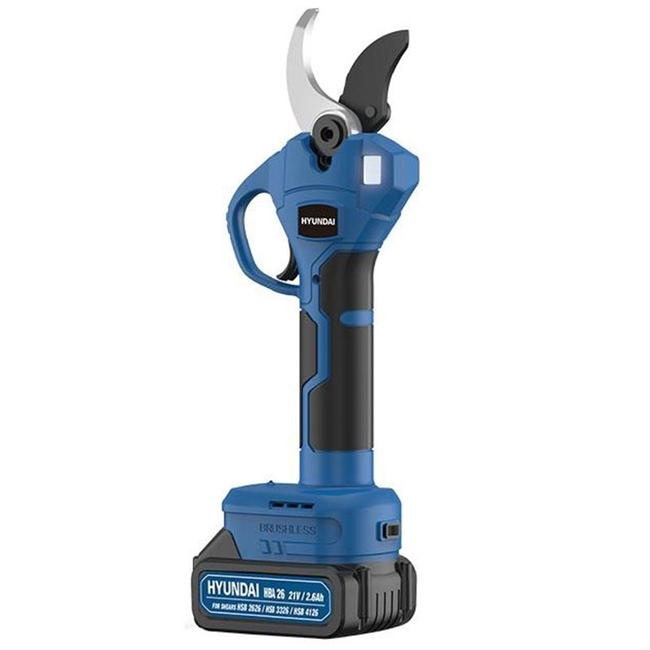 Ψαλίδι Κλαδέματος Μπαταρίας HYUNDAI HSB 4126 PRO Φ40mm (2 Μπαταρίες)