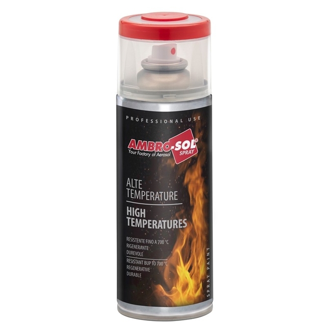 Σπρέι Υψηλής Θερμοκρασίας Αλουμινίου ABRO-SOL 400 ml 