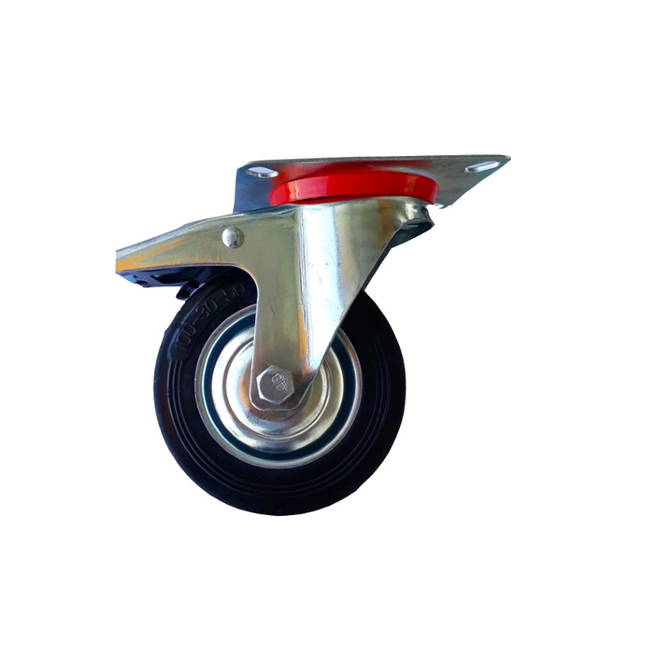 Swivel Caster With Brake 10cm