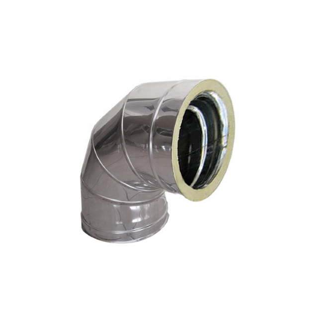Stainless Steel Double Wall 90° Elbow