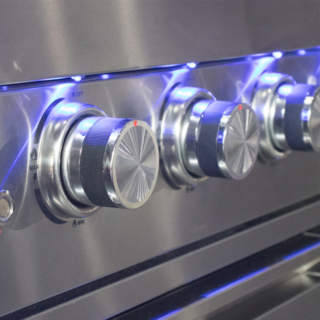 BBQ ΥΓΡΑΕΡΙΟΥ SEMI-PROF TGH-BI-B4-G 4+1 19,3kW