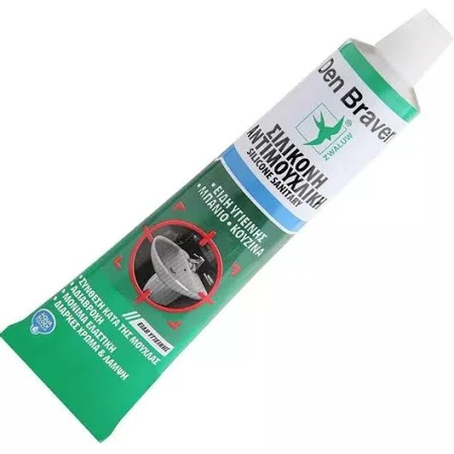 Σιλικόνη DEN BRAVEN Μαύρη Αντιμουχλική 80ml