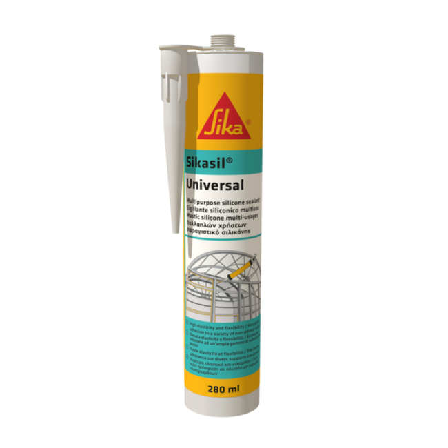 Σιλικόνη SIKASIL Μαύρη Γενικής Χρήσης 280ml