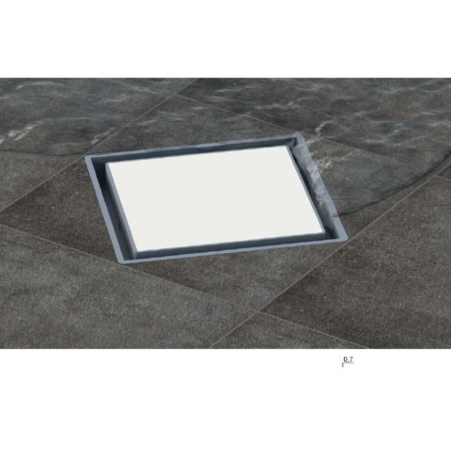 Σχαράκι Επιγεμιζόμενο 15Χ15 cm Inox Χρωμέ 93515