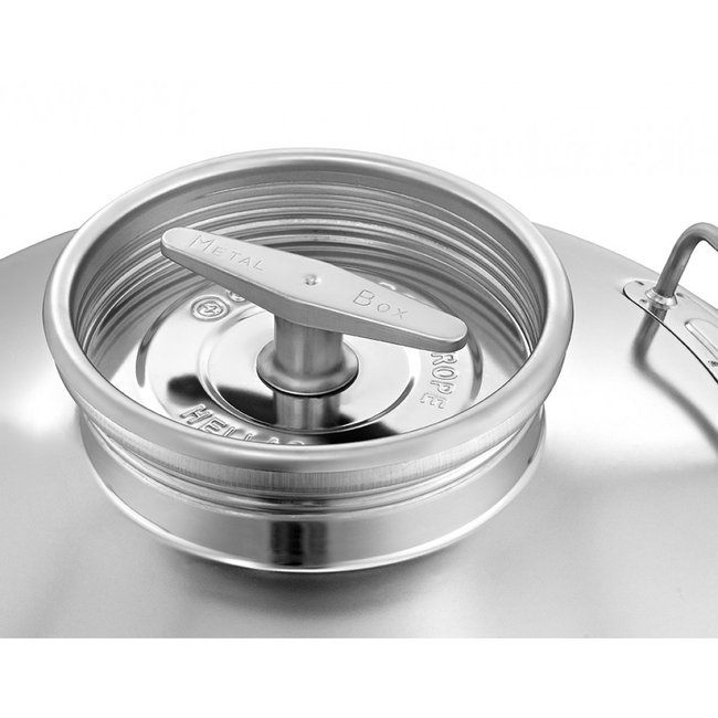 Δοχείο Inox Κρασιού/Λαδιού 100 L Με Βιδωτό Πώμα METALBOX