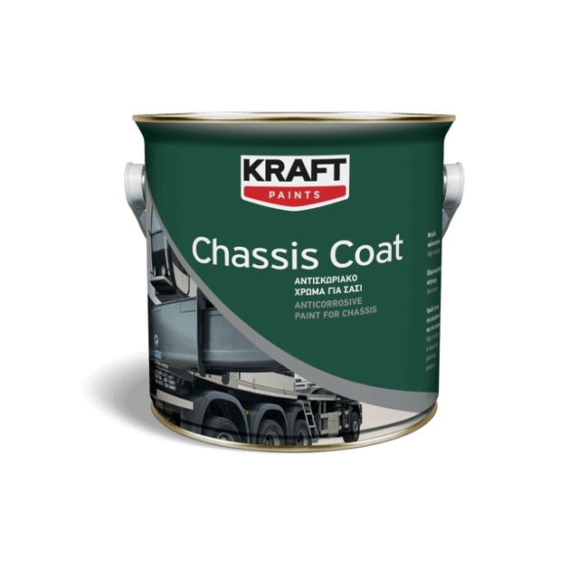 Αντισκωριακό Xρώμα Chassis Coat- Kraft Paints "Mαύρο"  750ml