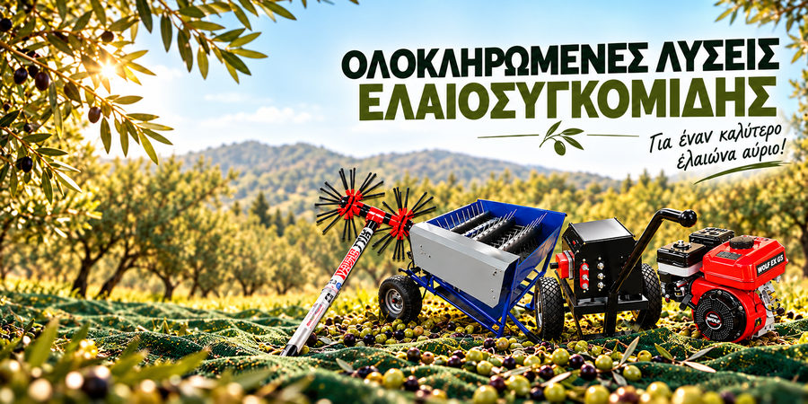 Ελαιοραβδιστικά Μηχανήματα & Εδάφους