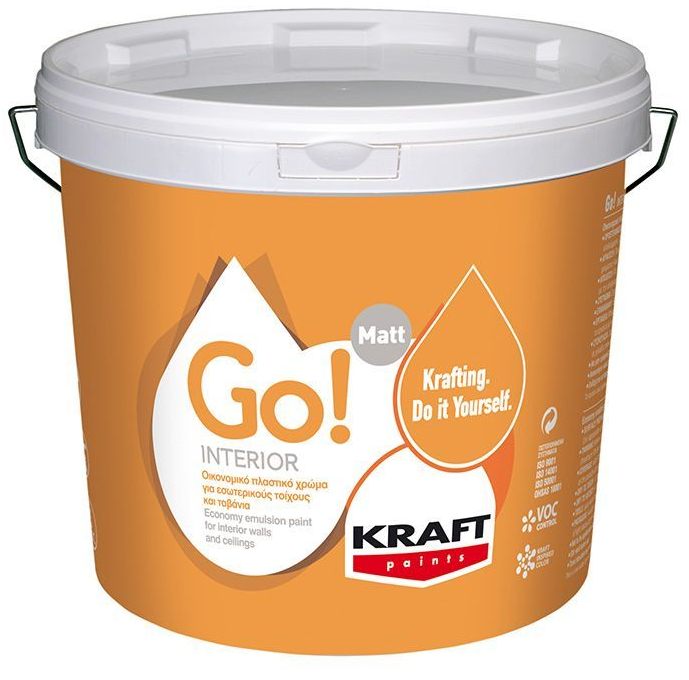 Πλαστικό Χρώμα Go! Interior - Kraft Paints 0.75L