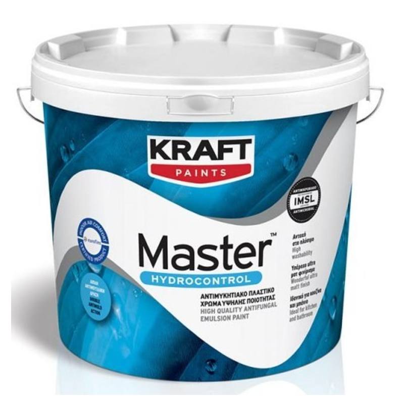 Αντιμυκητιακό Χρώμα Master Hydrocontrol - Kraft Paints 0.75L