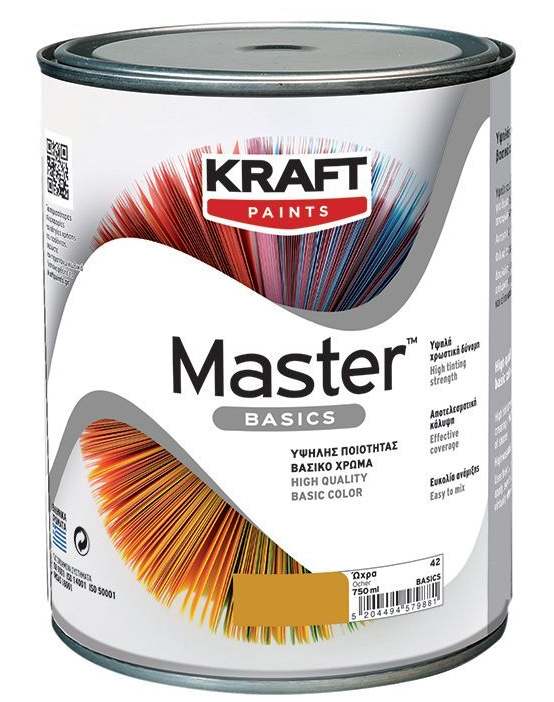Χρώμα Master Basics - Kraft Paints "Ώχρα" 0.18L