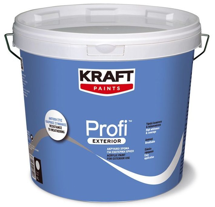 Ακρυλικό Χρώμα Profi Exterior - Kraft Paints 0.75L