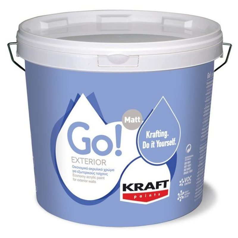 Ακρυλικό Χρώμα Go! Exterior - Kraft Paints 0.75L