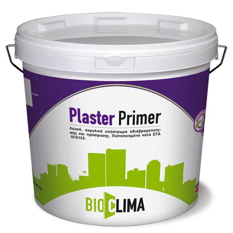Ακρυλικό Aστάρι Αδιαβροχοποίησης Plaster Primer - Kraft Paints "Λευκό" 1L