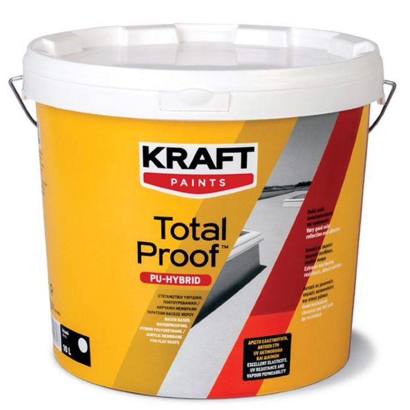 Στεγανωτικό Ταρατσών Total Proof PU Hybrid - Kraft Paints Κεραμιδί 10L