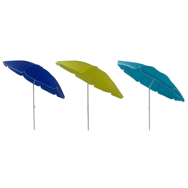 Ομπρέλα Θαλάσσης Φ180 ΤΝΤ 3 Χρώματα