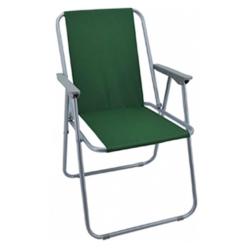 Καρέκλα Πτυσσόμενη Μεταλλική Πράσινη